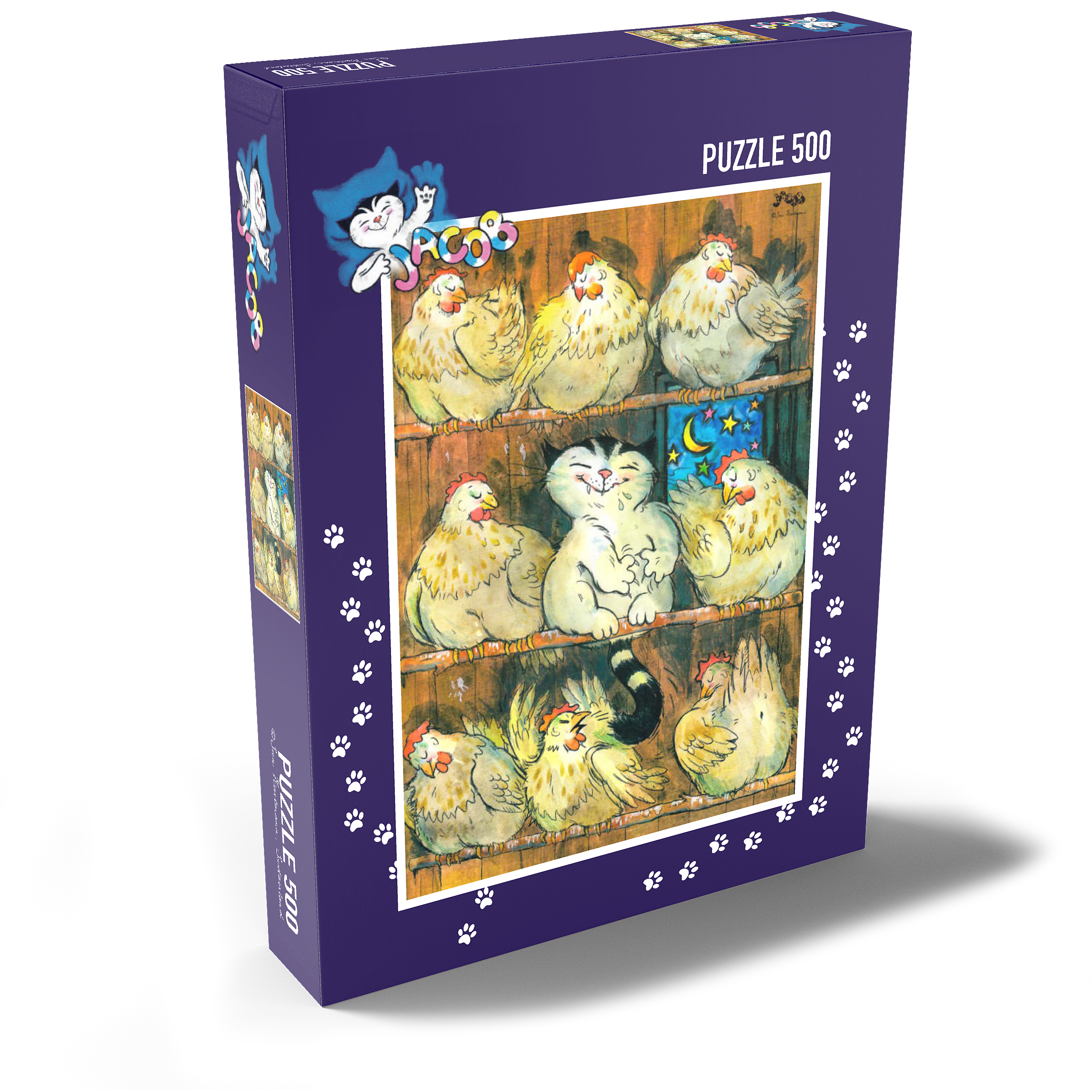 Puzzle Jacob - Today I go to sleep with the chickens!
