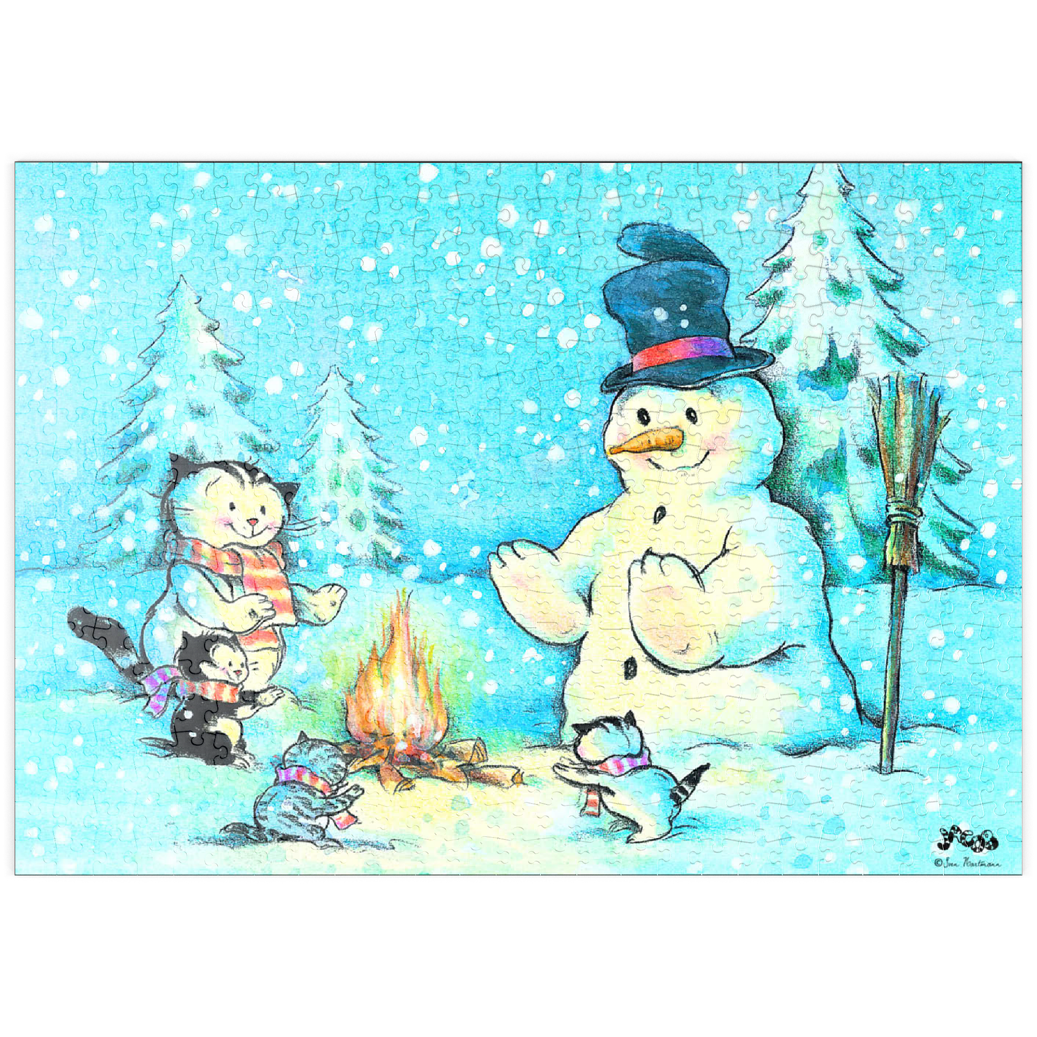 Puzzle Jacob - Der Schneemann