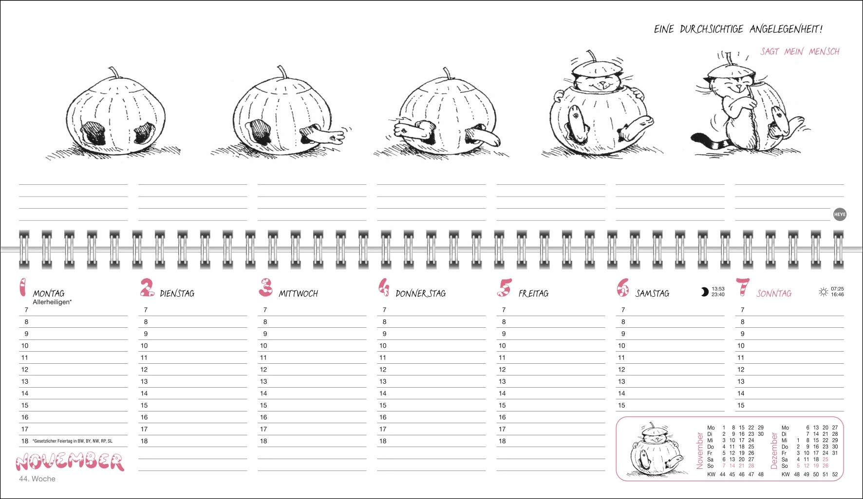 Kalender Jacob Wochenplaner 2027