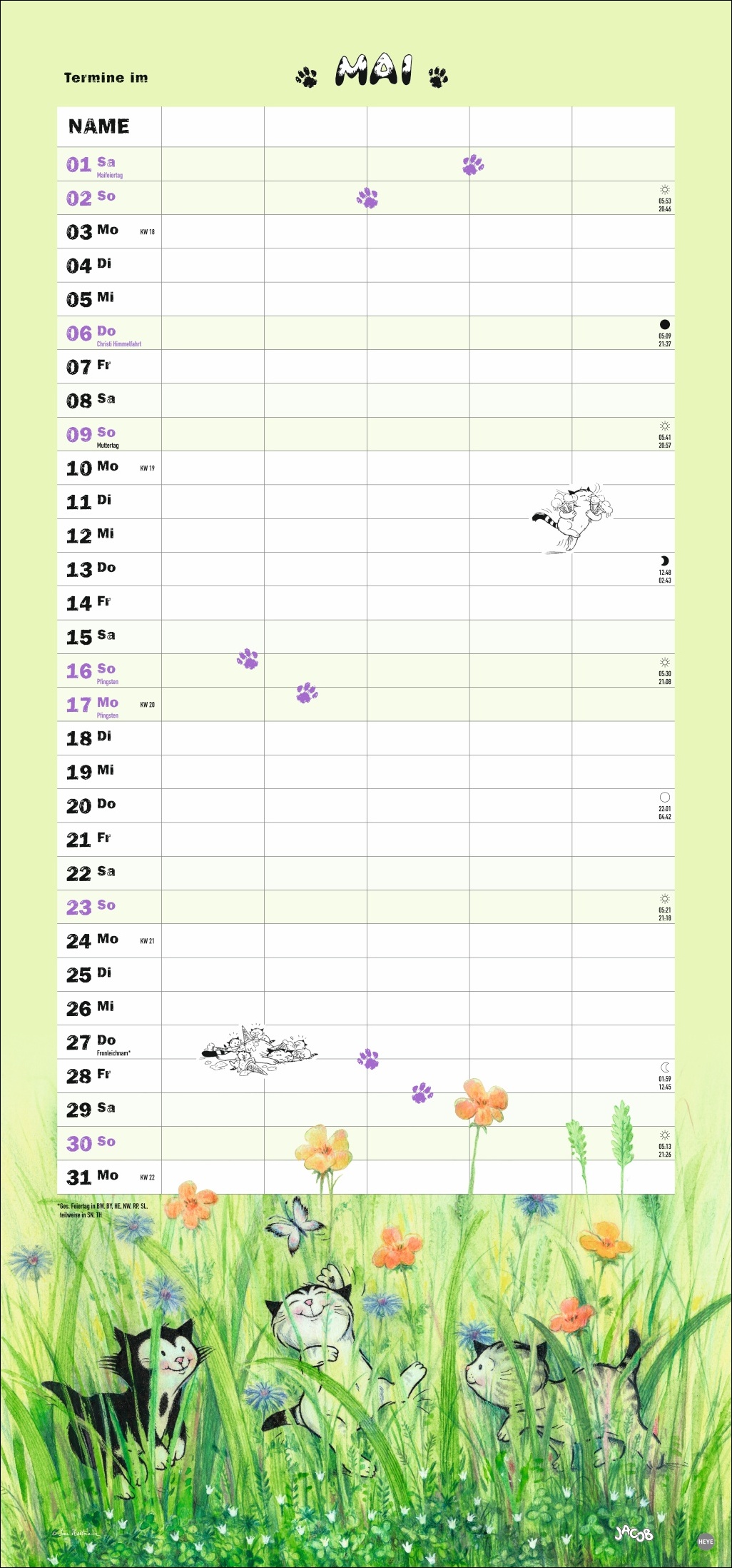 Jacob Family Planner 2027