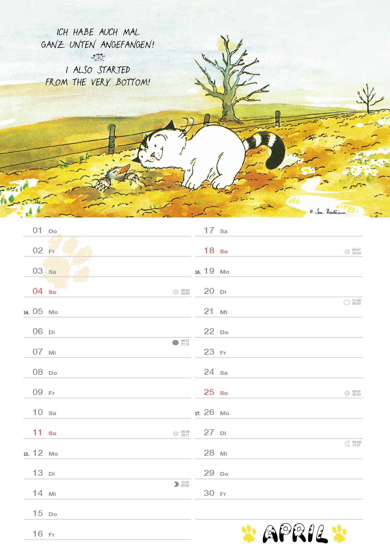 Kalender Jacob Kleine Katzenweisheiten 2027