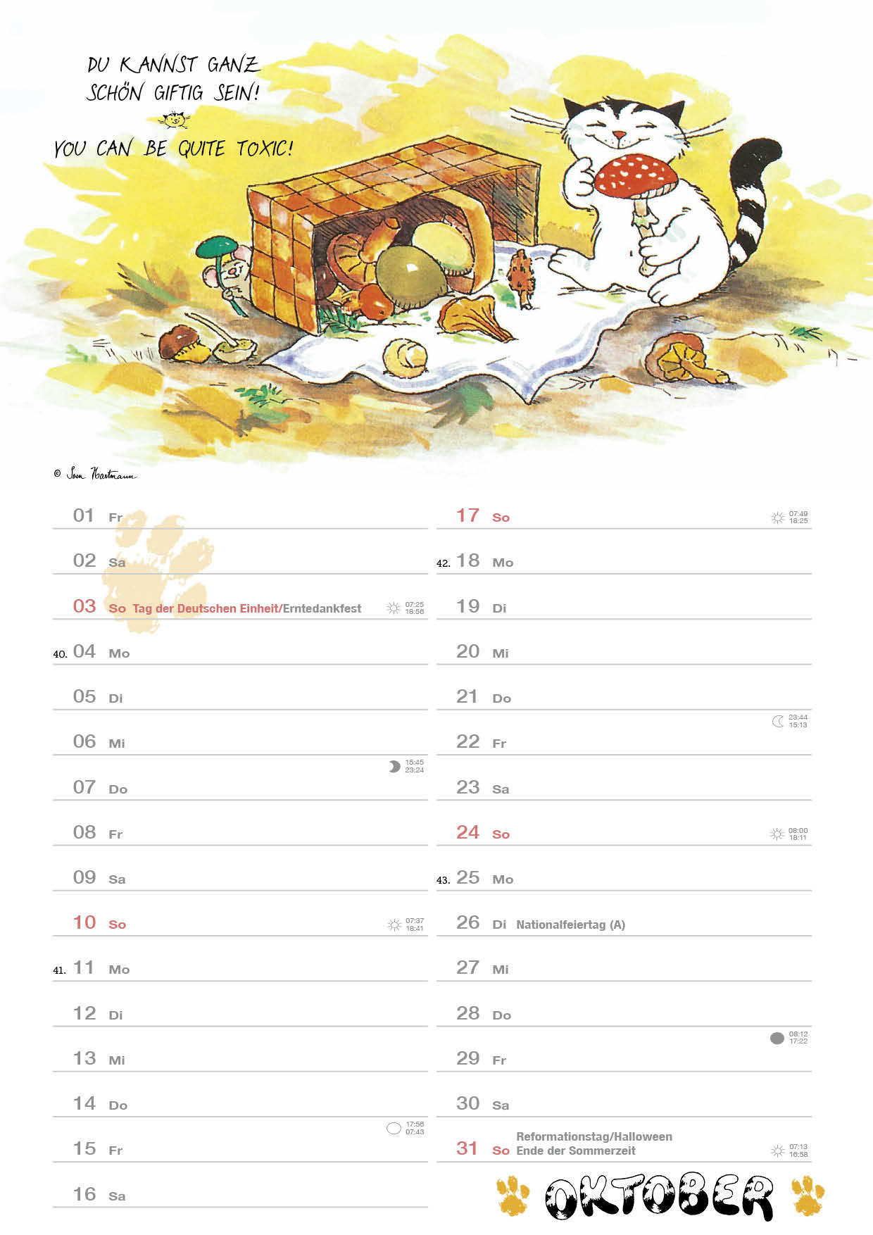 Kalender Jacob Kleine Katzenweisheiten 2027