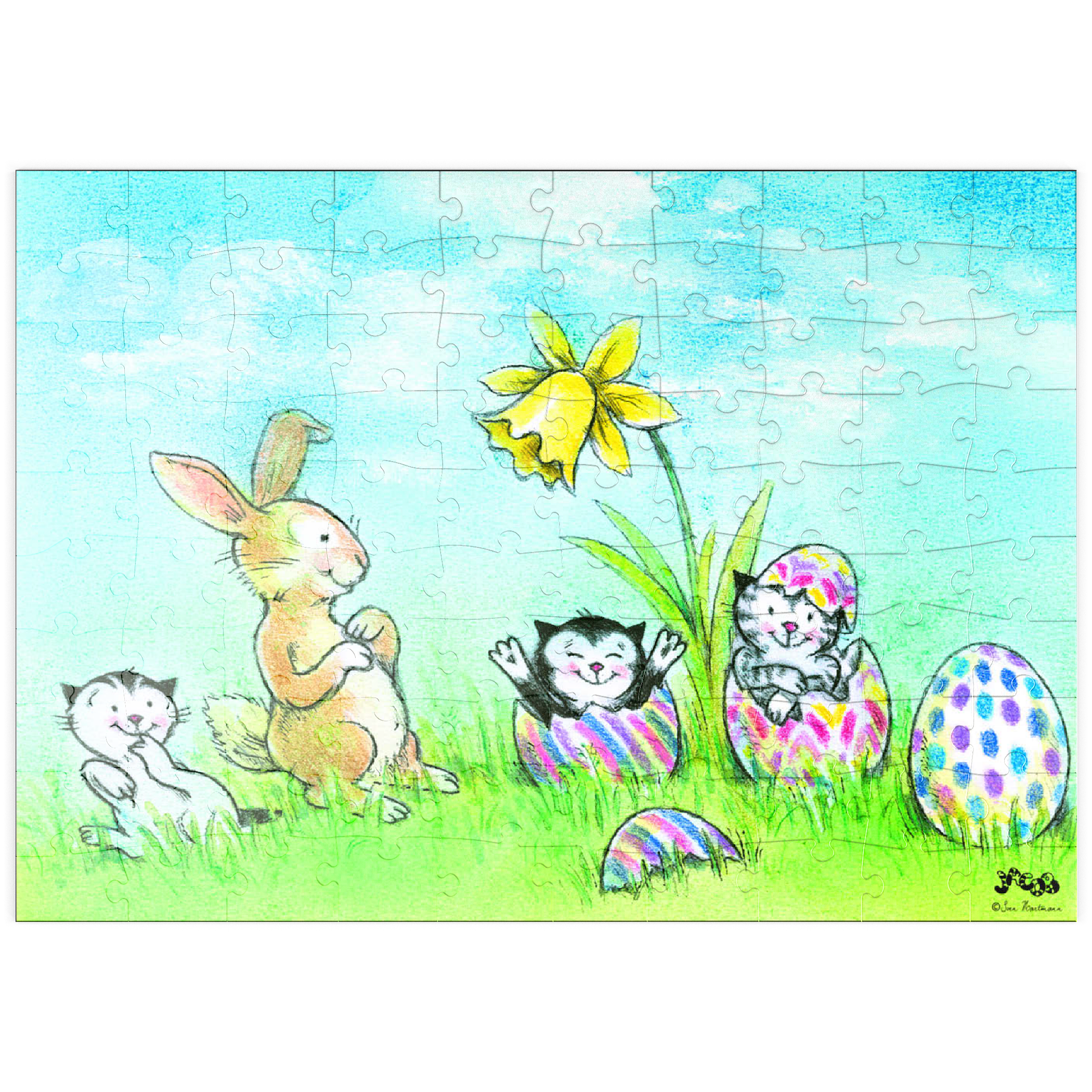 Puzzle Jacob - Der Osterhase ist da!