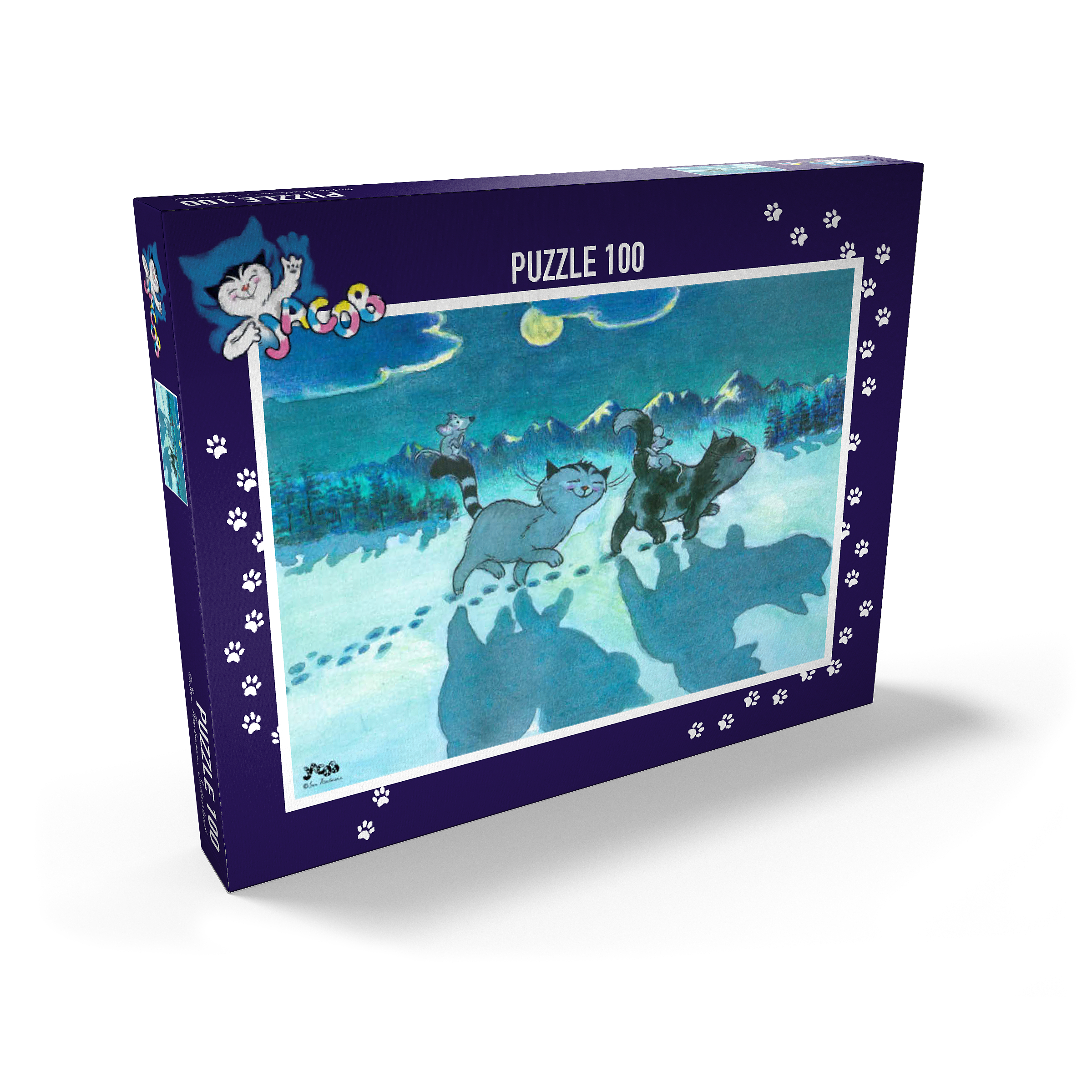 Puzzle Jacob - Bei Nacht sind alle Katzen grau!
