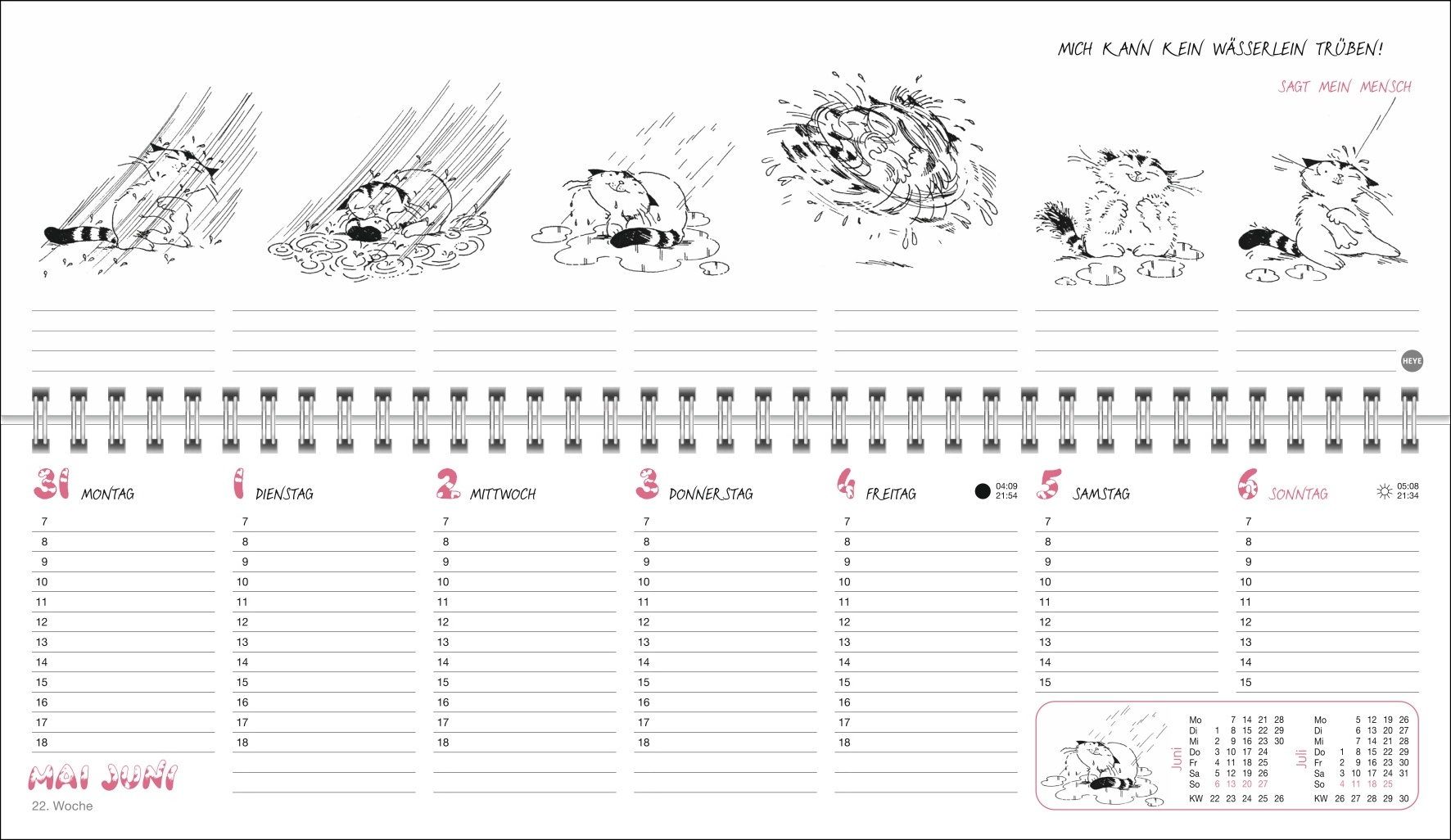 Kalender Jacob Wochenplaner 2027
