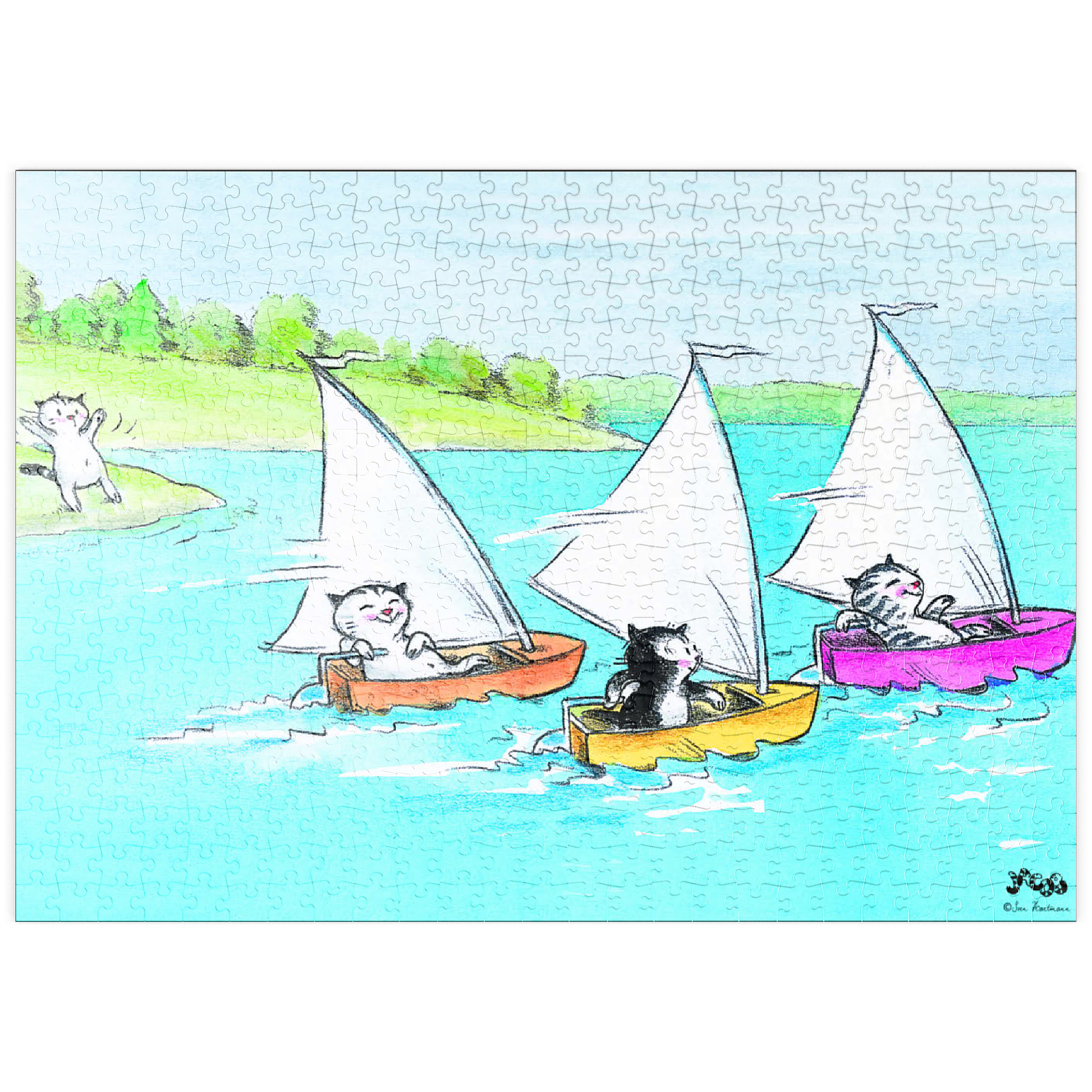 Puzzle Jacob - With full sails