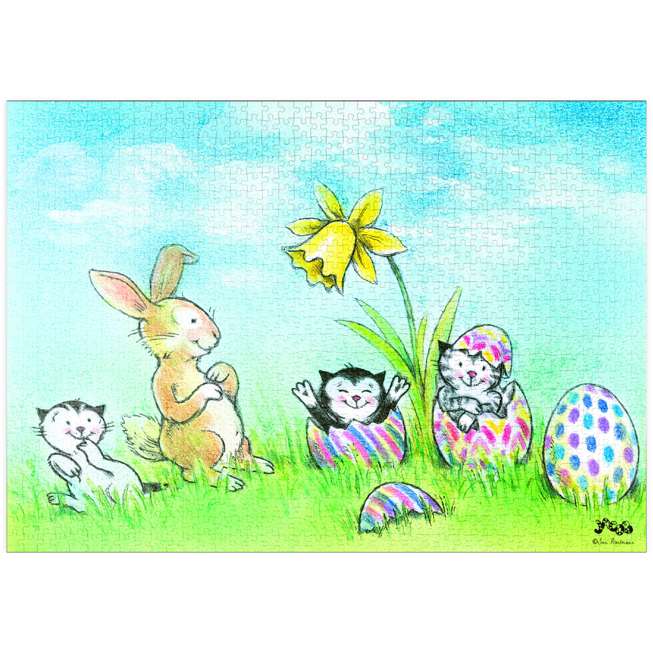 Puzzle Jacob - The Easter Bunny is here!