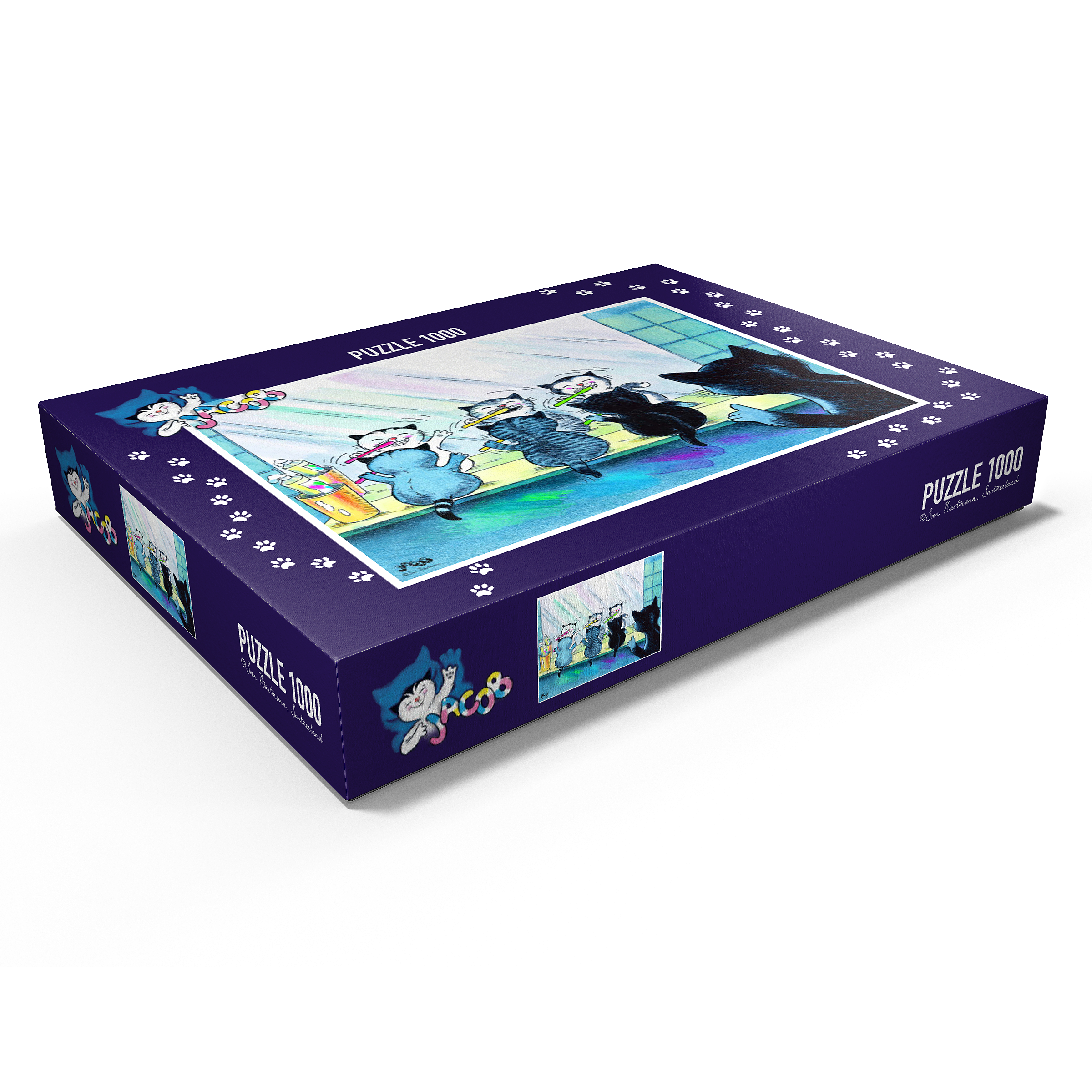 Puzzle Jacob - Zähneputzen