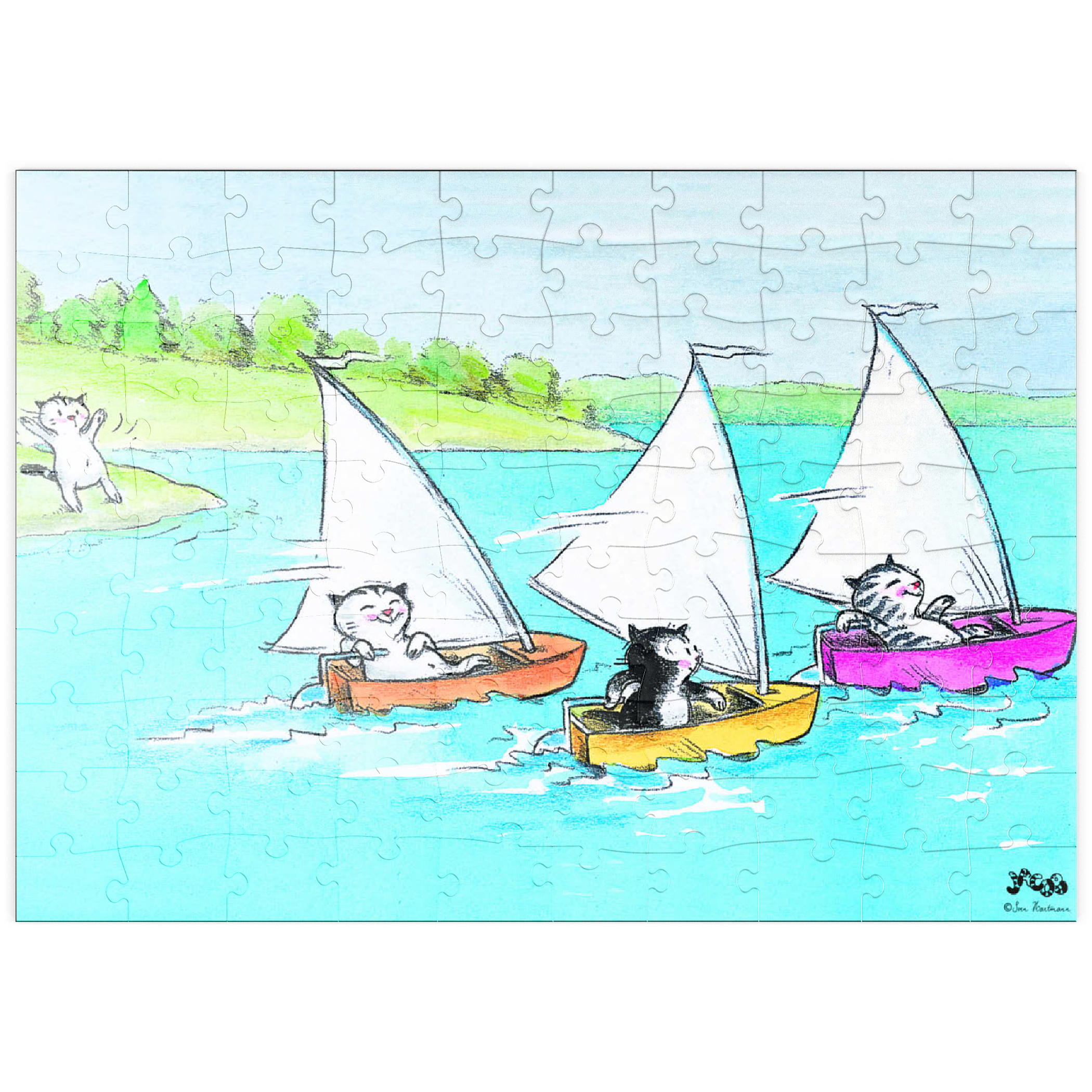 Puzzle Jacob - With full sails