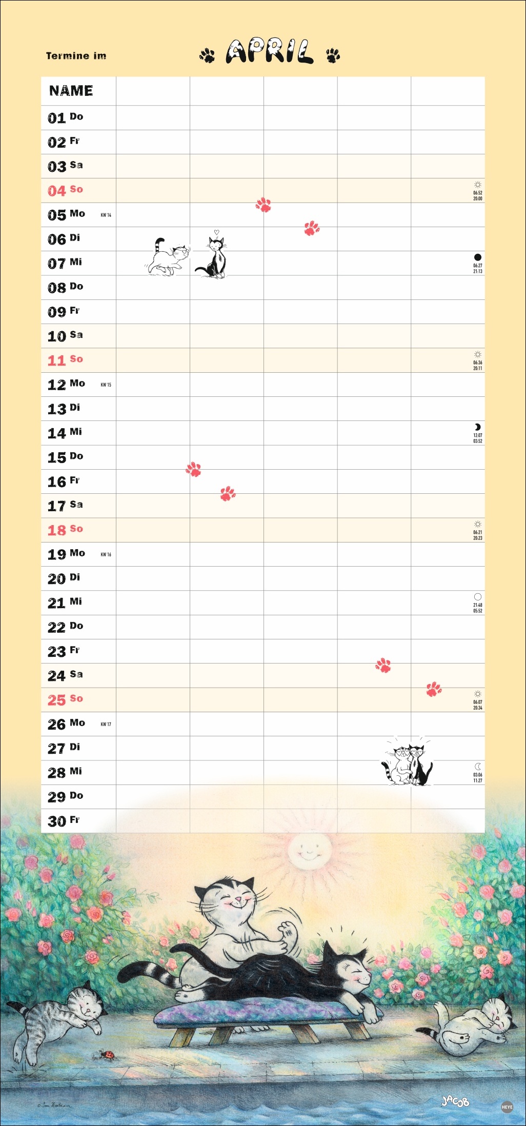 Jacob Family Planner 2027