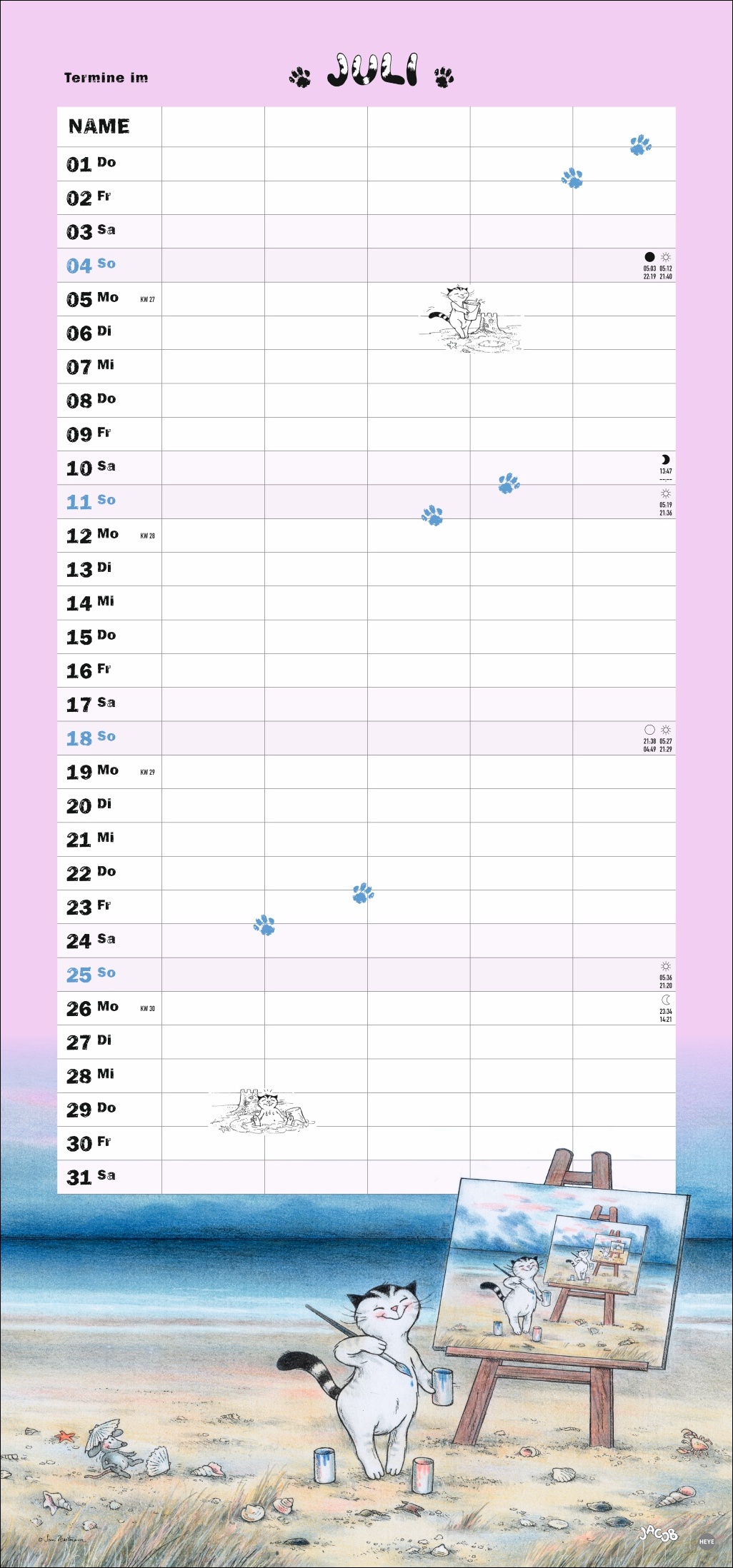 Jacob Family Planner 2027