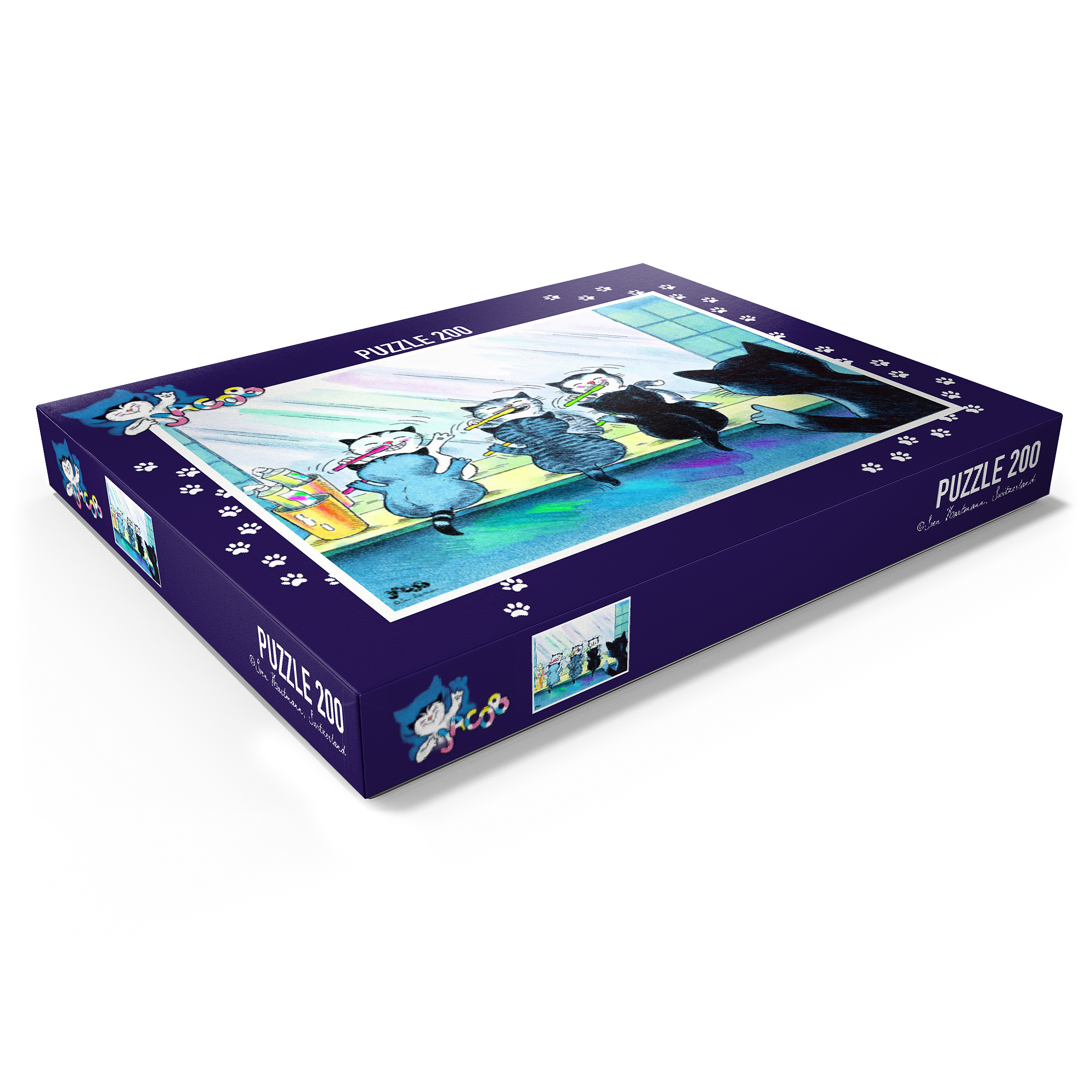 Puzzle Jacob - Zähneputzen