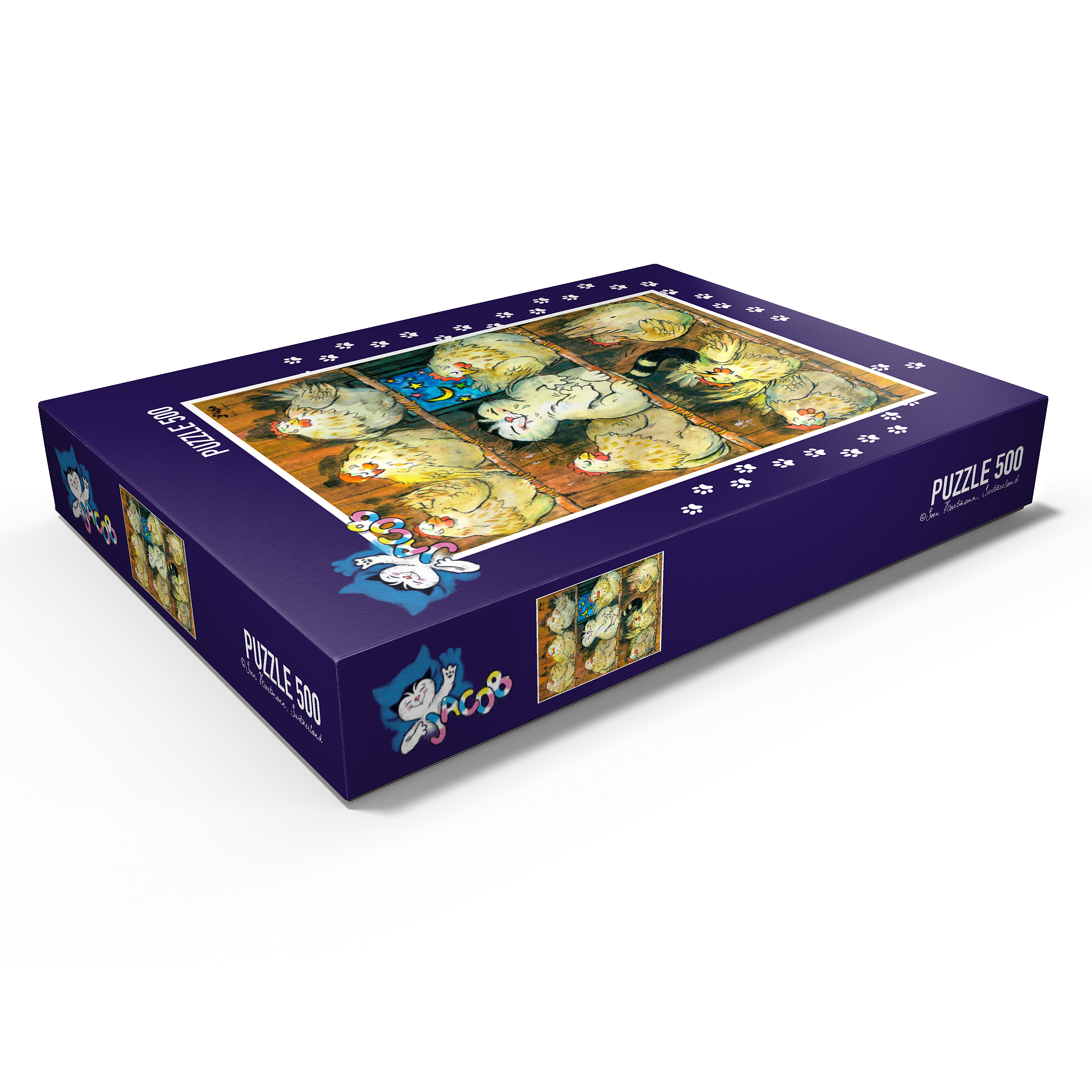 Puzzle Jacob - Today I go to sleep with the chickens!