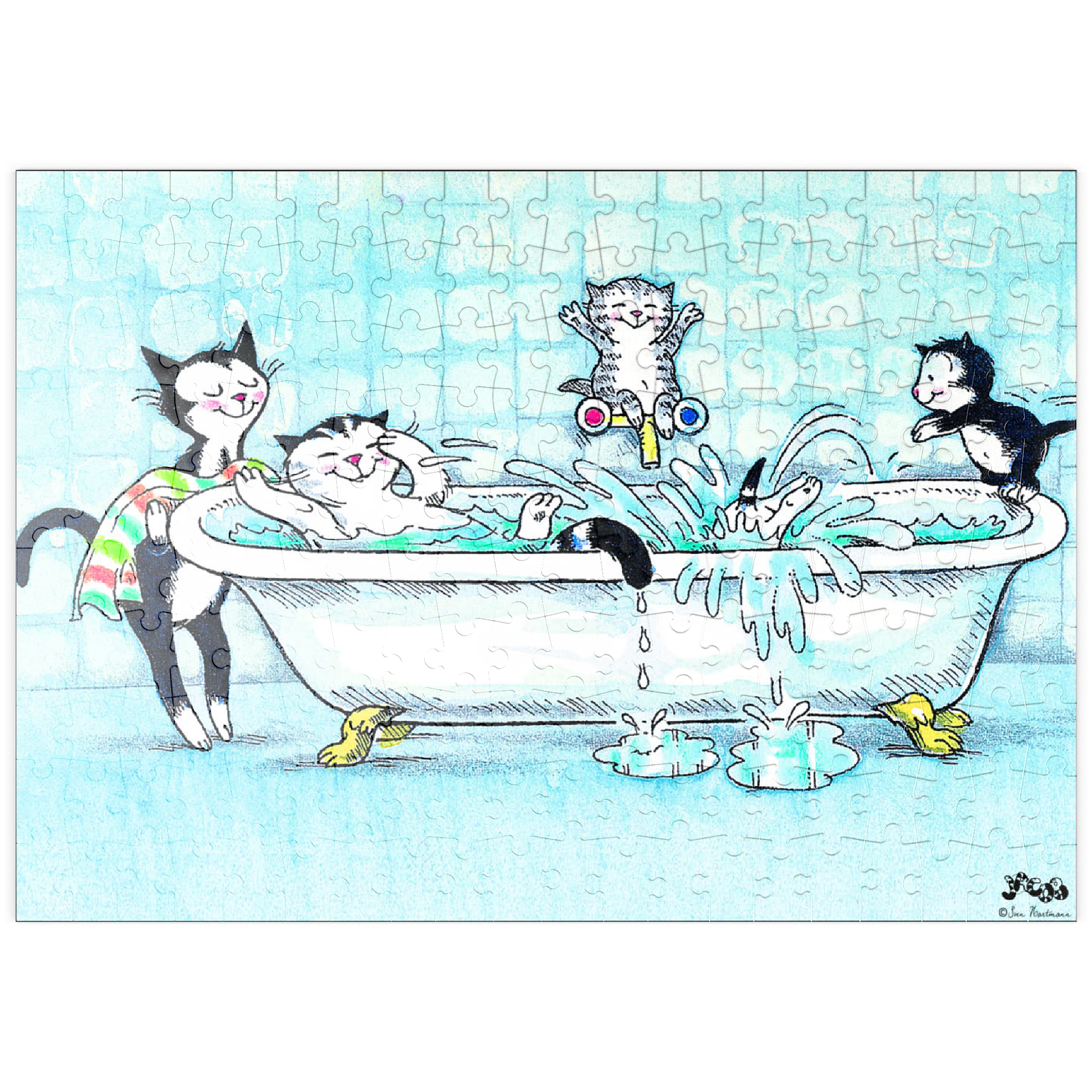 Puzzle Jacob - Bathing is fun!