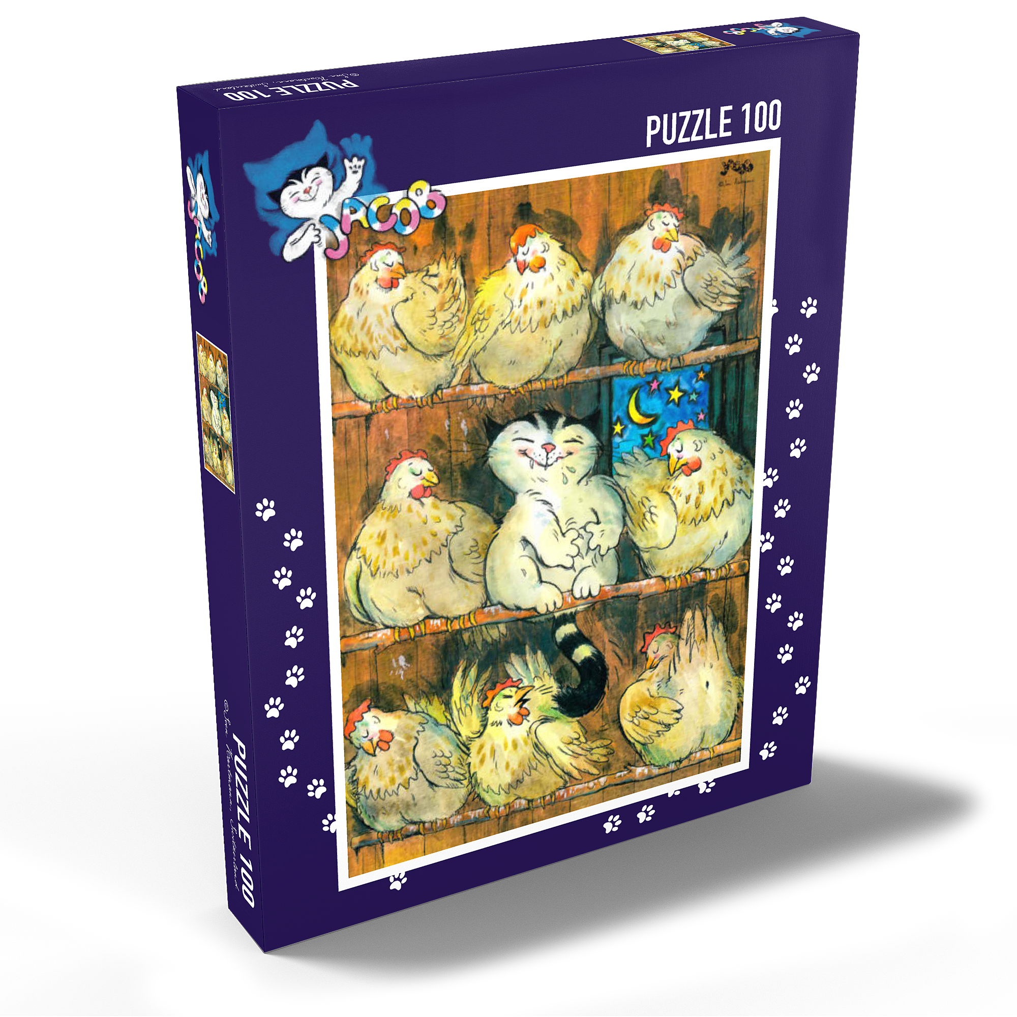 Puzzle Jacob - Heut' geh' ich mit den Hühnern schlafen!