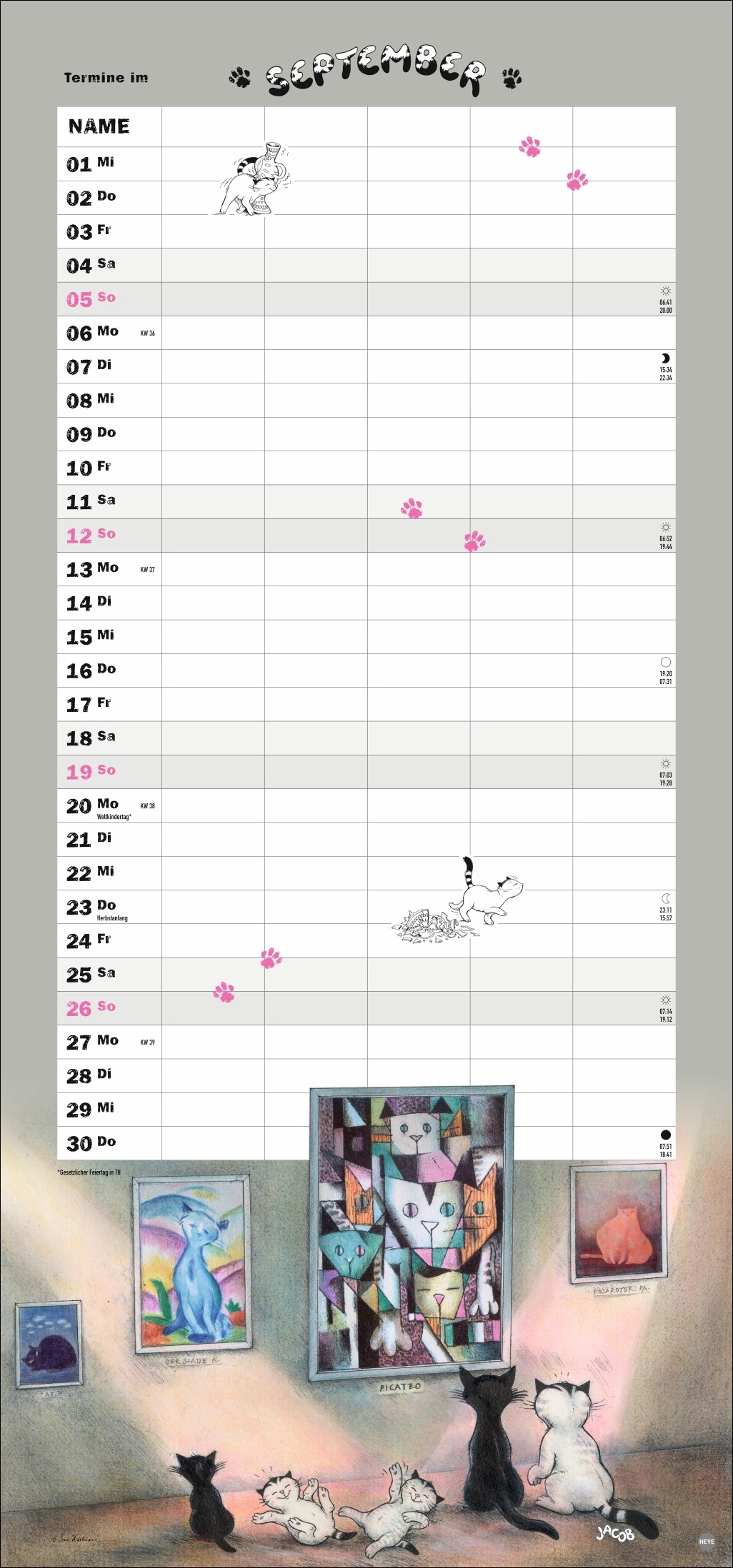 Jacob Family Planner 2027